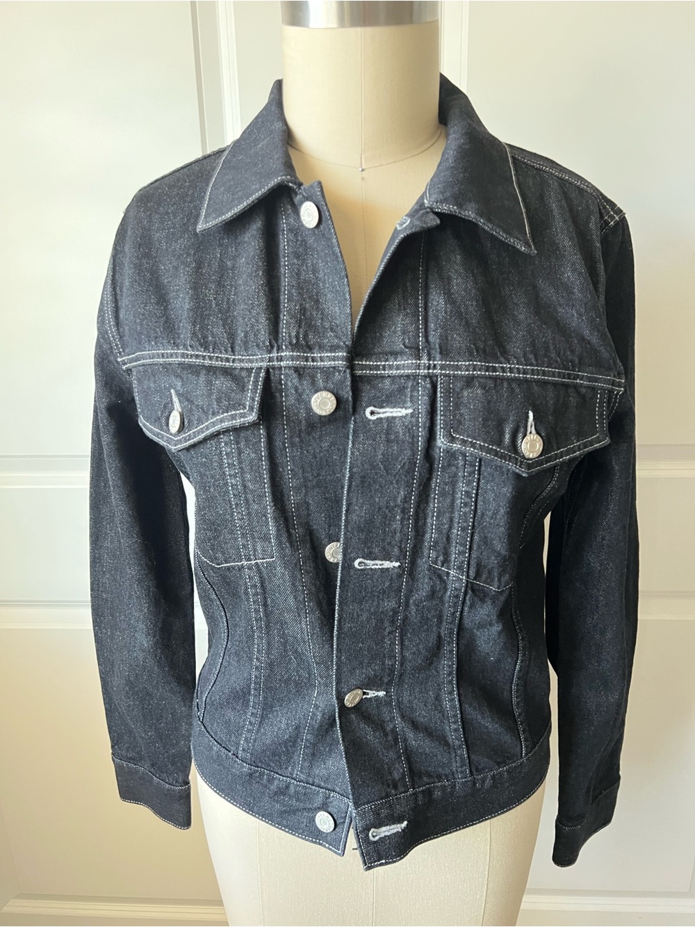 Helmut Lang Black Denim Jacket